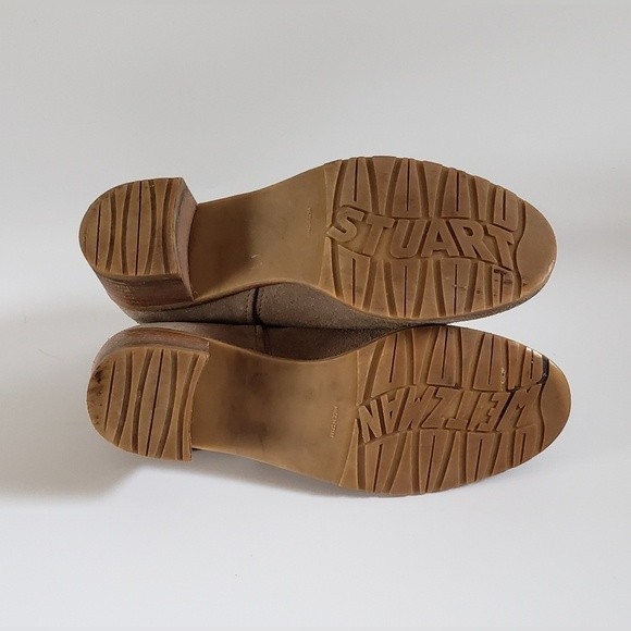 Stuart Weitzman Women's Brown Suede Ankle Boot Size 7.5 M - Picture 7 of 11